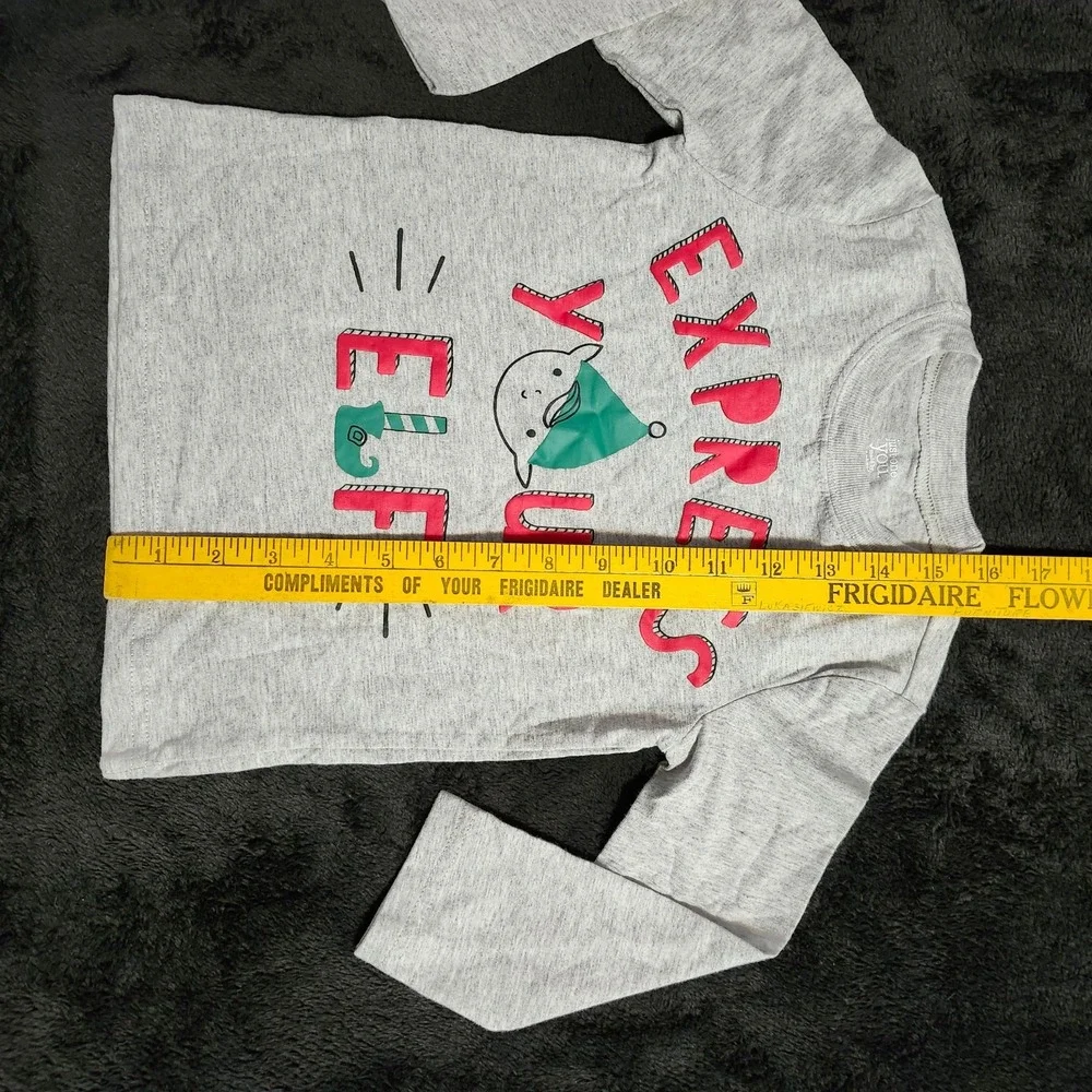 JUST ONE YOU by CARTER'S 'Express Your Elf' Christmas Long Sleeve Shirt Size 2T